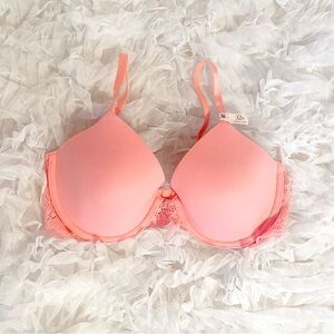 𝜗𝜚victoria’s secret smooth & lace lightly lined perfect coverage bra𝜗𝜚